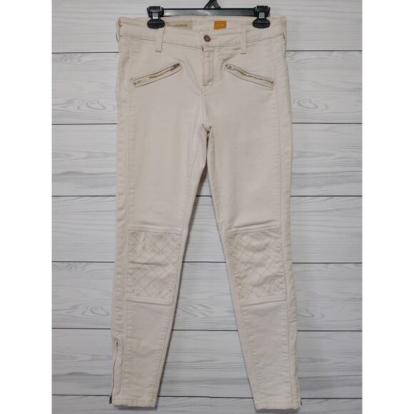 Anthropologie Pilcro and the letterpress Skinny Moto jean sz 28 - Picture 1 of 6